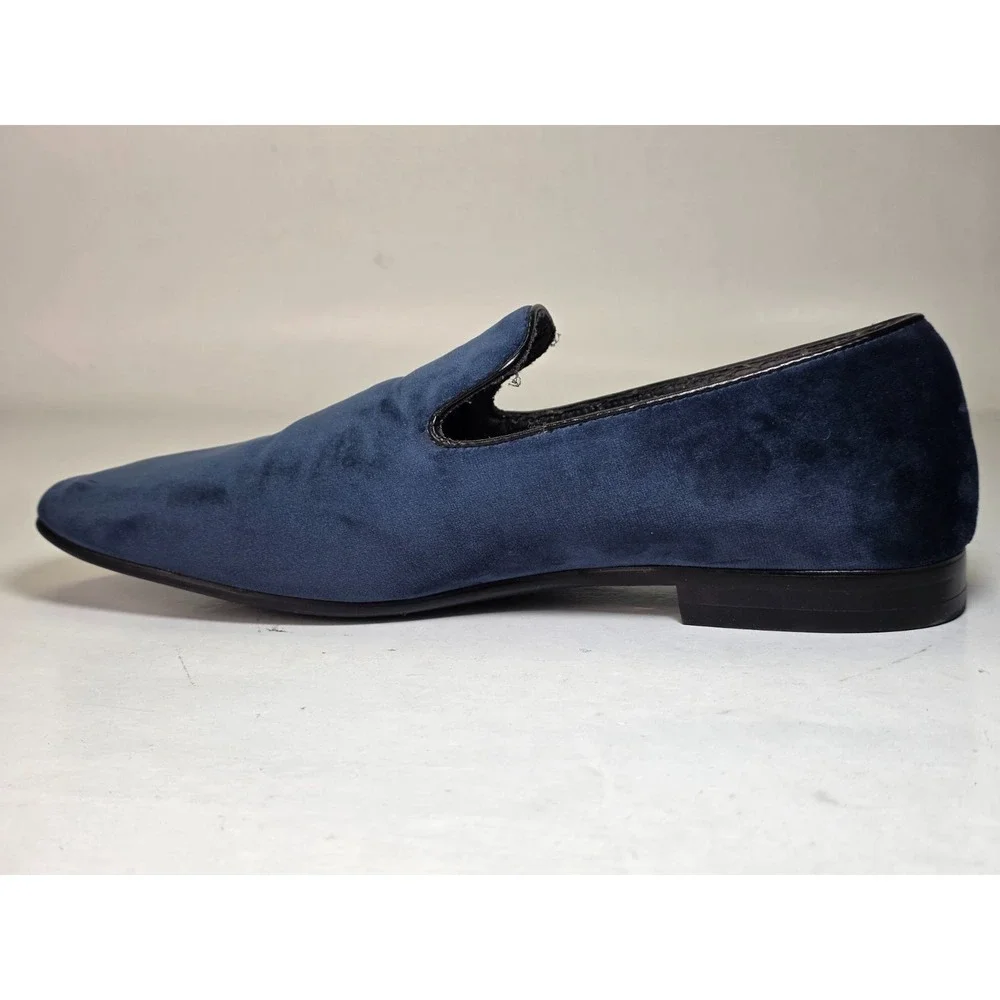 Giorgio Brutini Men's Shoes Size 10 M Blue Velvet Slip On Dress Formal Loafers